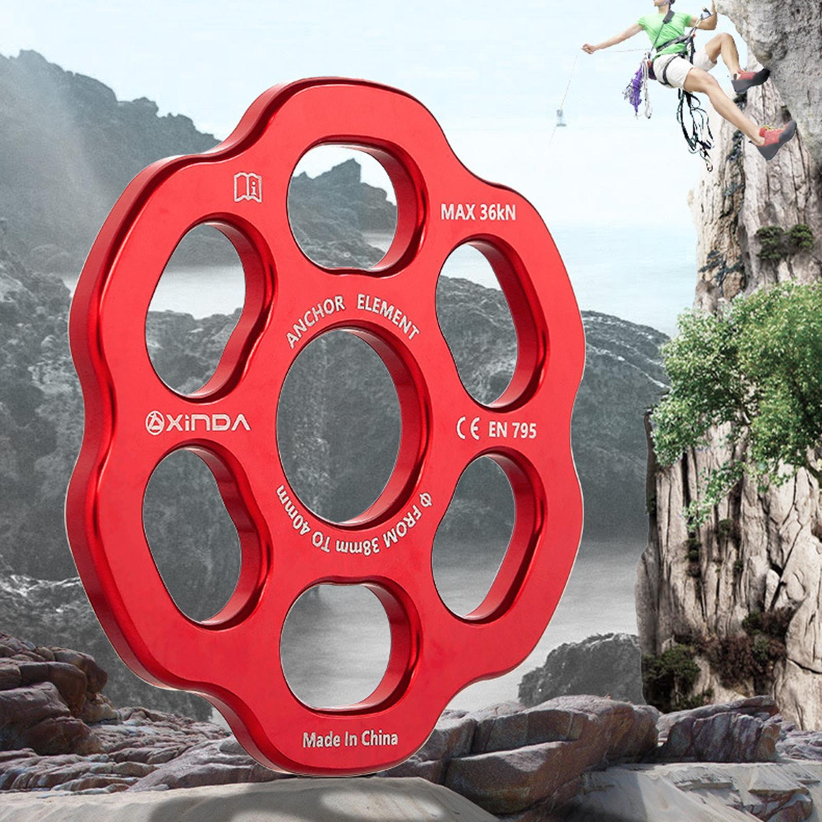 Outdoor Paw Rigging Plate Climbing Anchor Point Connector Gear