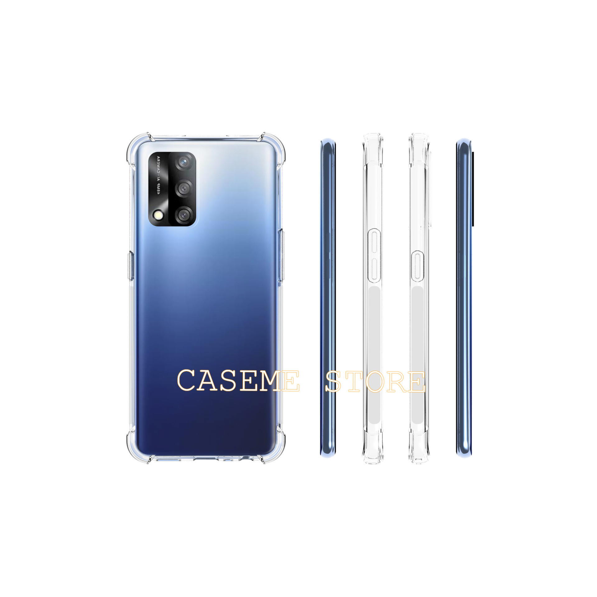 Ốp lưng dẻo trong chống sốc dành cho OPPO A74
