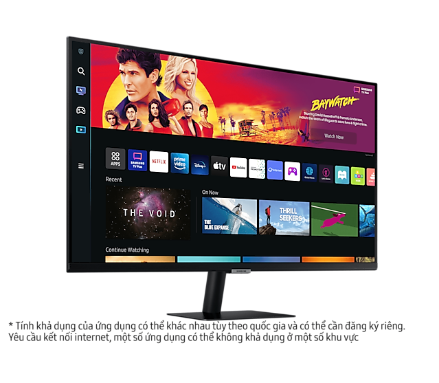 Màn hình thông minh Samsung M7 UHD LS32BM700UEXXV ( 32 Inch ( 3,840 x 2,160 ) / VA / 60Hz / 4ms / HĐH Tizen / Wifi Display / HDMI / USB Hub / USB-C Charging Power 65W / Bluetooth / Wifi 5 / Loa ) - Hàng Chính Hãng