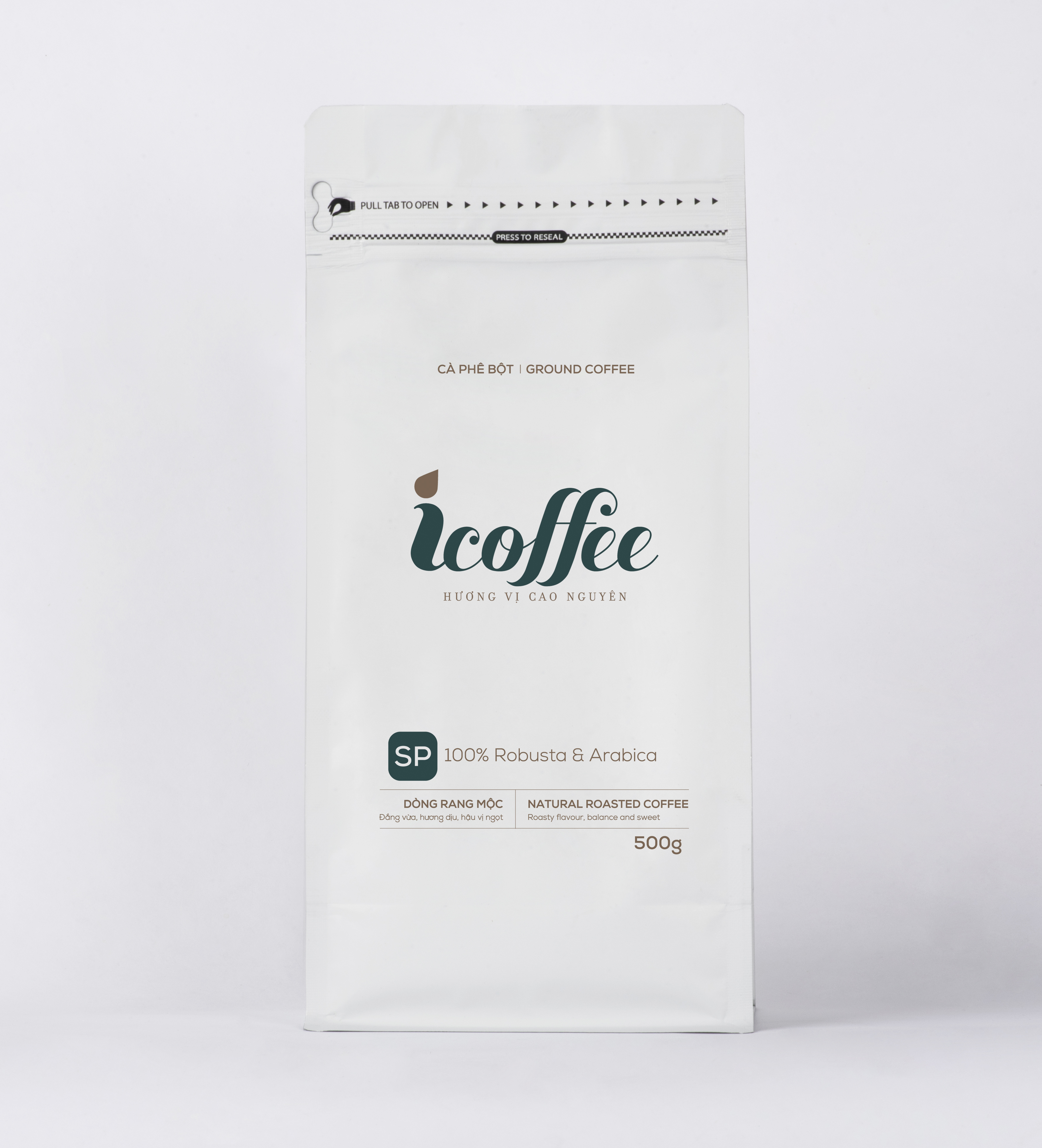 Cà Phê Rang Mộc icoffee 500g