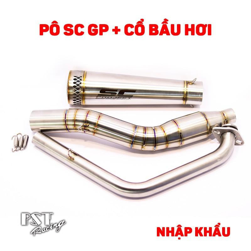 Pô SC GP cao cấp kèm cổ bầu hơi inox 304 màng lọc tổ ong