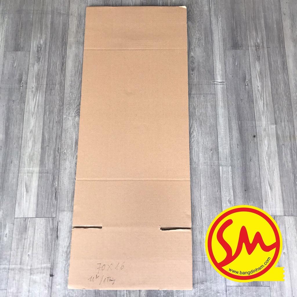 THÙNG CARTON, HỘP CARTON GIÁ RẺ sóng B 3 lớp size 70x16x16 chuyên dùng ĐÓNG GÓI CÁC SẢN PHẨM, VẬN CHUYỂN DỄ DÀNG