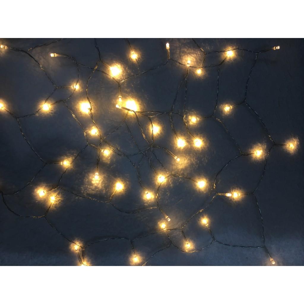 Dây đèn led 5m ánh sáng vàng trang trí giáng sinh năm mới