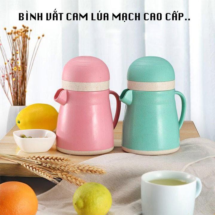 BÌNH VẮT CAM LÚA MẠCH CÓ TAY CẦM Chất Lượng Cao - br00434