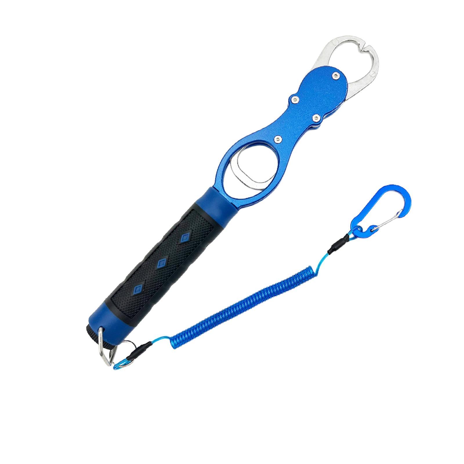 Fish Lip Gripper with Scale Fish Control Anti Slip Handle Fish Lip Grip Tool