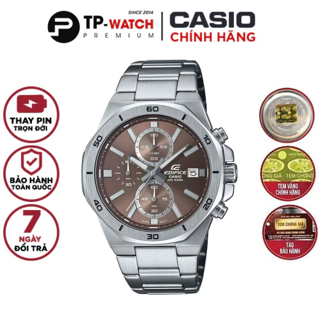 Đồng Hồ Nam Dây Thép Casio Edifice EFV-640D-5A Chính Hãng | EFV-640D-5AVUDF