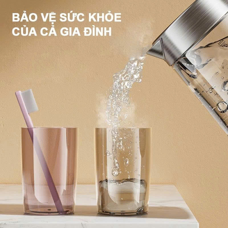Bộ Nhả Kem Đánh Răng Tự Động Cao Cấp Kèm 4 Cốc – Kệ Để Bàn Chải Gắn Tường - 11