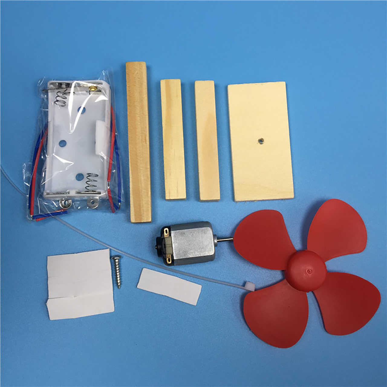 Đồ chơi trẻ em S11 thông minh sáng tạo STEM mô hình lắp ghép quạt điện bằng gỗ
