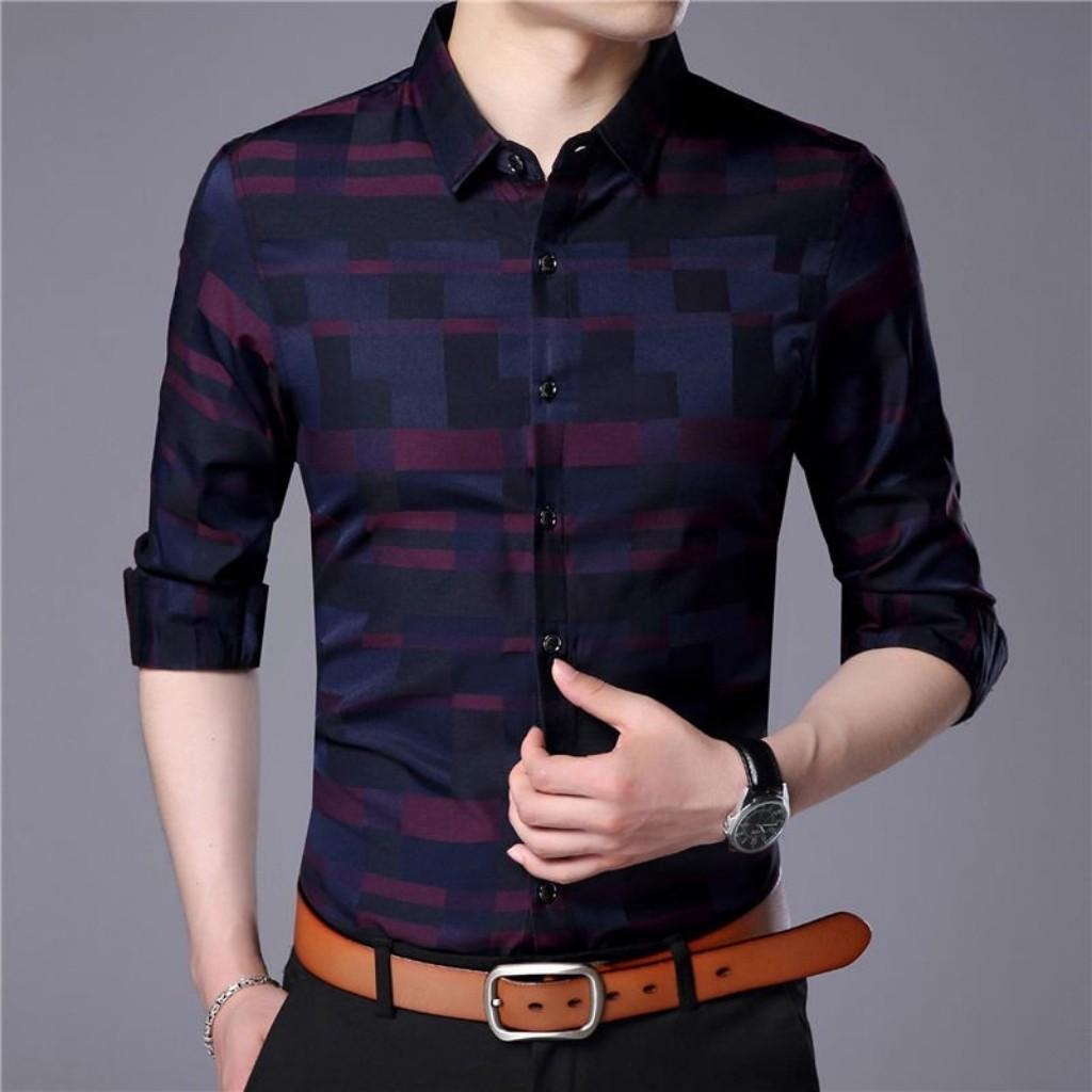 Áo Sơ Mi Nam Dài Tay In 3D Mẫu GQ02 Chất Vải Đẹp, Thoáng Mát, Tạo Cảm Giác Thoải Mái Khi Mặc
