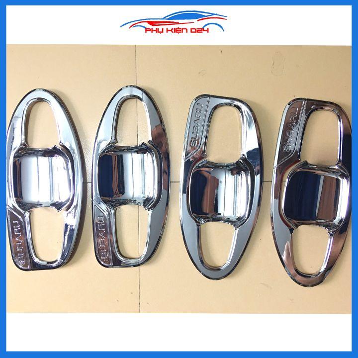 Ốp hõm mạ crom Subaru Forester 2020-2021 sáng bóng chống trầy bảo vệ cửa xe ô tô