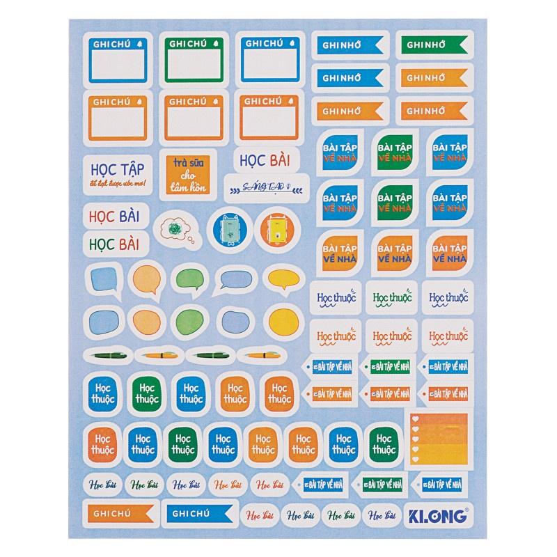 Bộ Study Sticker MS: 720