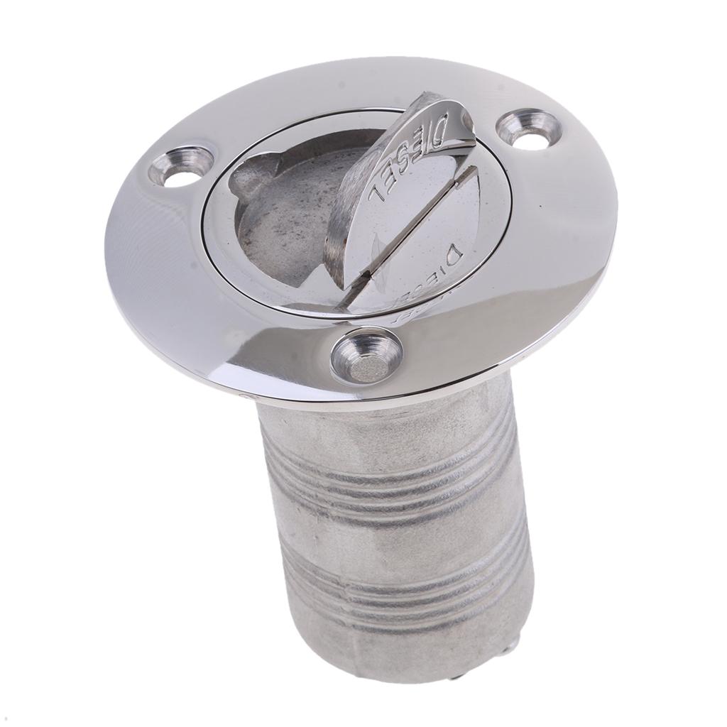 Hose Deck Filler for DIESEL 38mm Boat Filler 316 Grade Stainless Steel