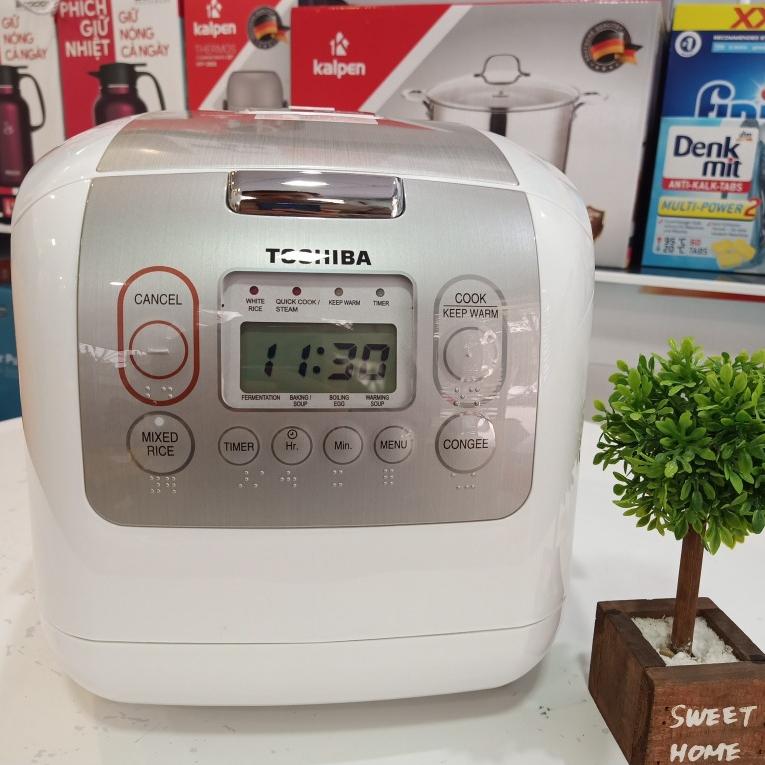 Nồi cơm điện tử Toshiba RC-18NTFVN &amp; RC-10NMFVN, Lòng Nồi Siêu Dày - SX Tại Thái Lan, Hàng Chính Hãng