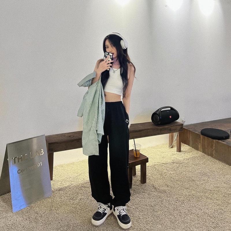 Quần dài Jogger REGODS ống rộng Unisex