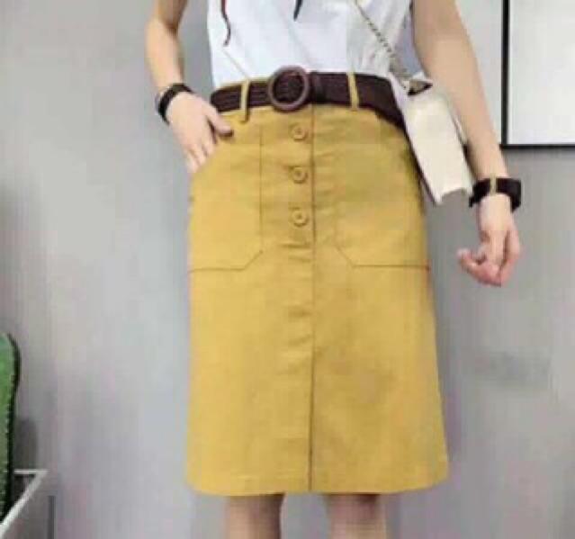 CHÂN VÁY THÔ KÈM ĐAI QUẢNG CHÂU