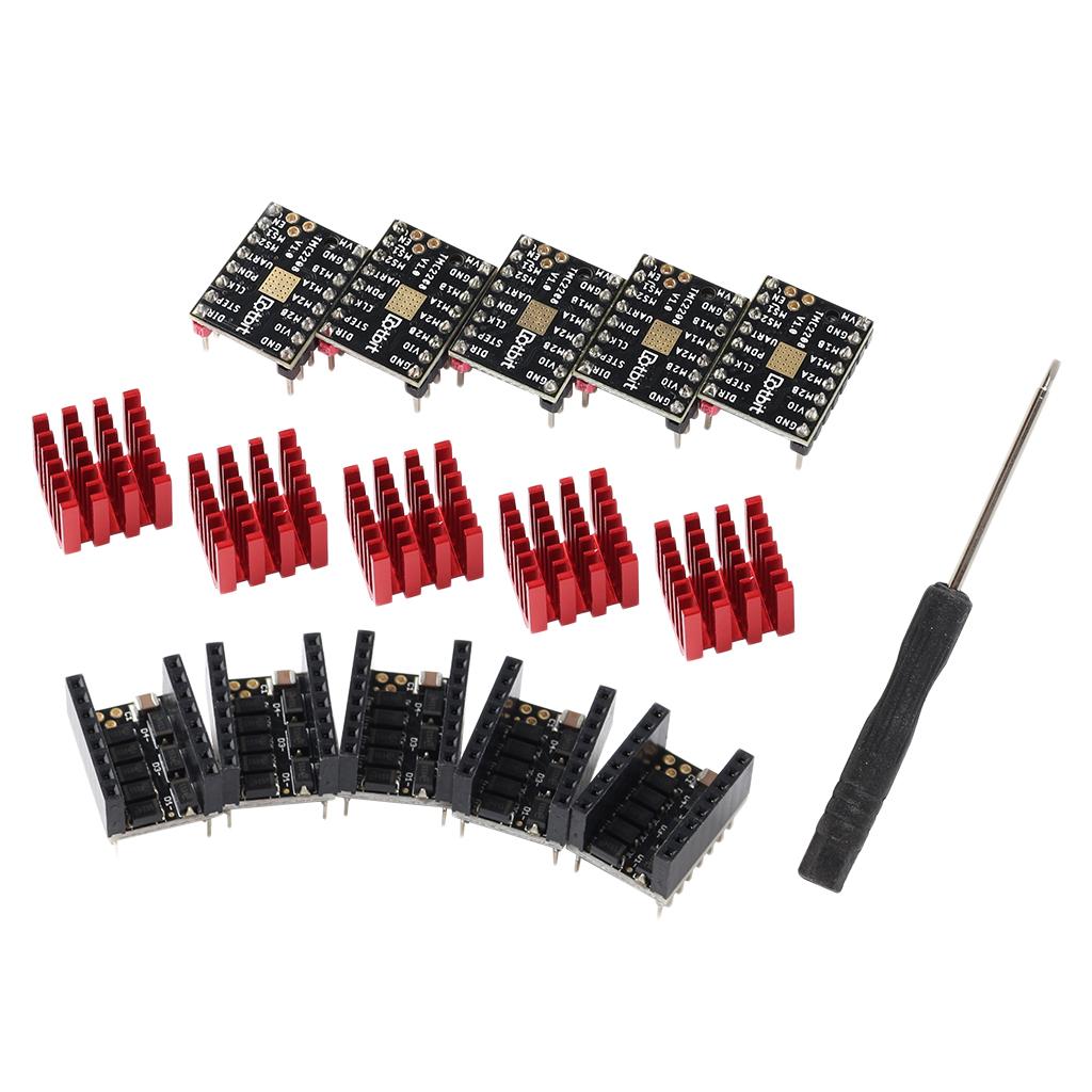 3D Printer Accessories TMC2208 Stepper Motor Silent Drive+Inline Eraser Kit