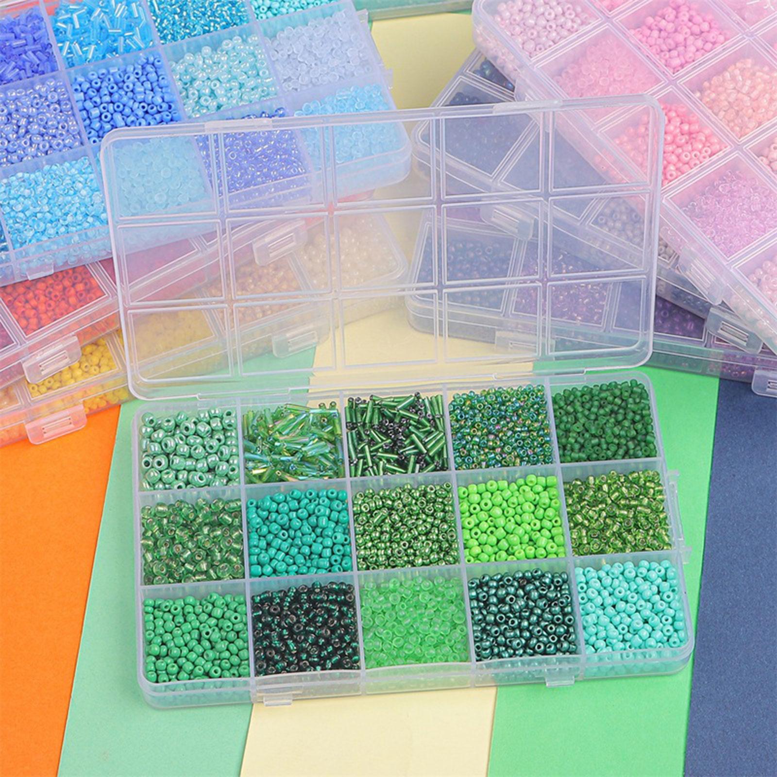 Round Glass Beads for Jewelry Making Spacer Loose Beads for DIY Necklaces Bracelets Accessories