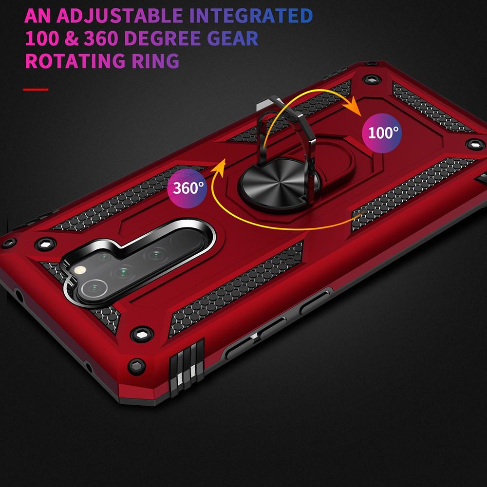 Ốp lưng cho Xiaomi Redmi Note 8 Pro chống sốc 2 lớp kèm nhẫn iring làm giá đỡ