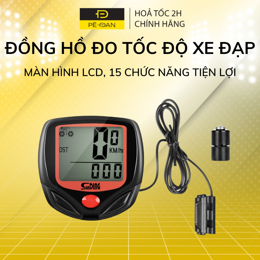 Đo Tốc Độ Xe Đạp Không Dây Wireless OFFICE CHILL Đồng Hồ Cấu Hình Theo Từng Dòng Xe Đạp Cho Độ Chính Xác Cao Với 16 Chức Năng Cao Cấp Hàng Nhập Khẩu