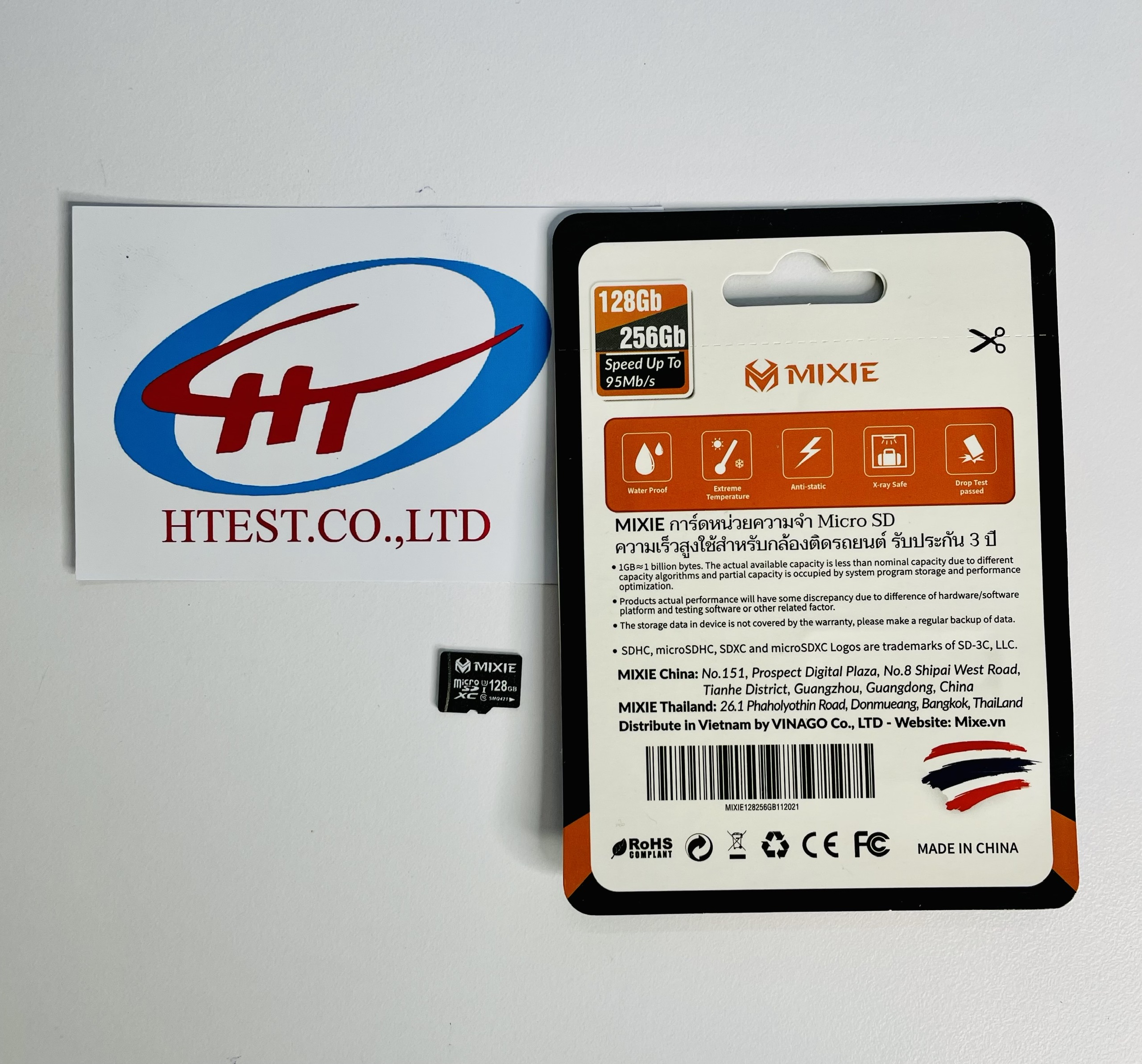 Thẻ nhớ 32/64/128/256gb MIXIE  MicroSD  Class10 U3. Hàng Chính Hãng