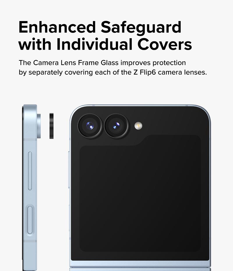 Dán camera dành cho Samsung Galaxy Z Flip 6 RINGKE Lens Frame Glass - Hàng Chính Hãng