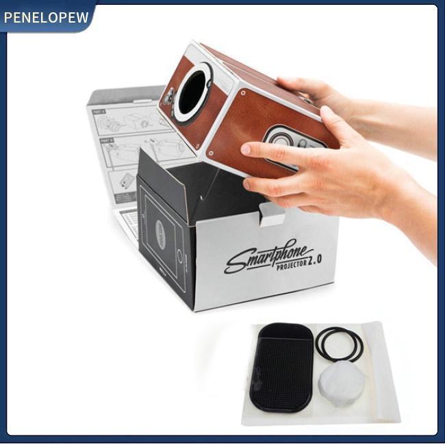 Máy Chiếu 3D Mini DIY Có Thể Điều Chỉnh Cho Điện Thoại Di Động