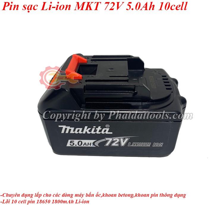 Pin sạc Li-ion 10 cell siêu khỏe-siêu bền-Chuyên dụng lắp cho máy bắn ốc,máy khoan betong pin,máy mài pin