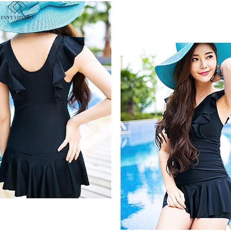 Bikini Đồ bơi nữ dạng váy duyên dáng kín đáo VATIXA BKN29