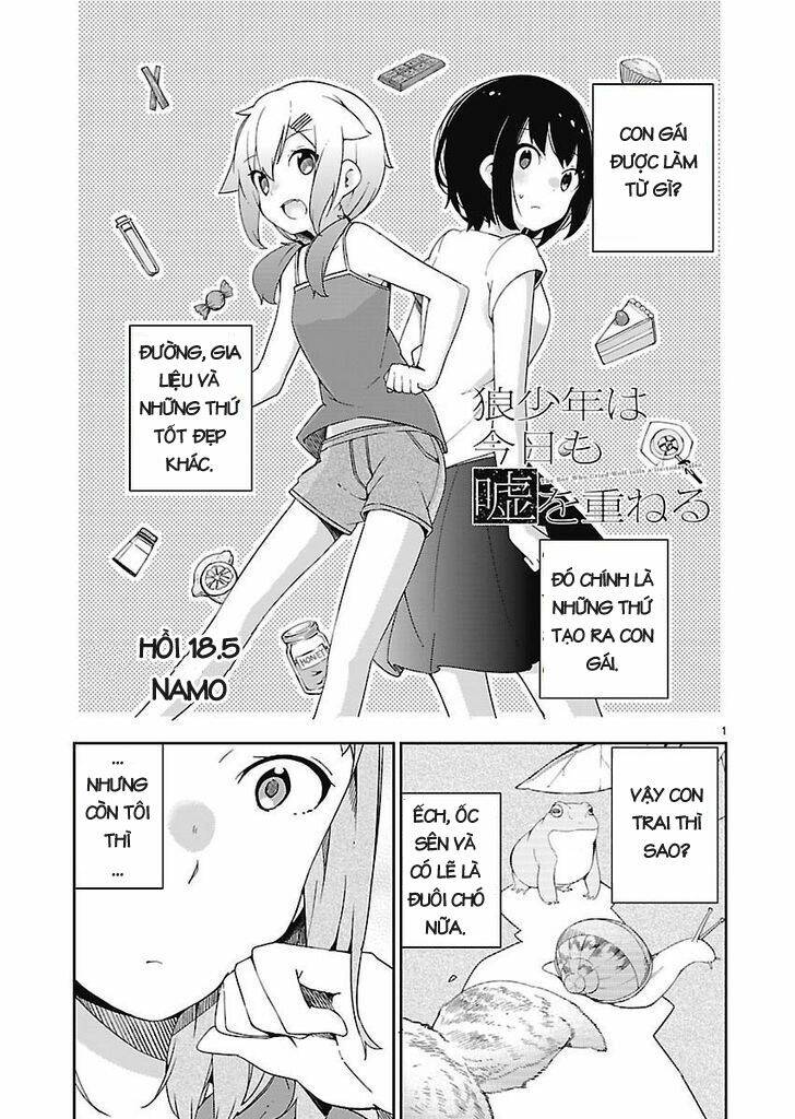 Ookami Shounen wa Kyou mo Uso o Kasaneru chapter 18.5 2