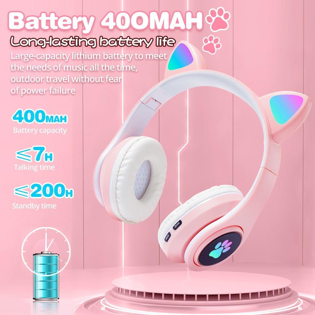 Tai Nghe Chụp Tai TZUZL B39 Không Dây Kết Nối Bluetooth Có Đèn LED Và Thể Gấp Gọn