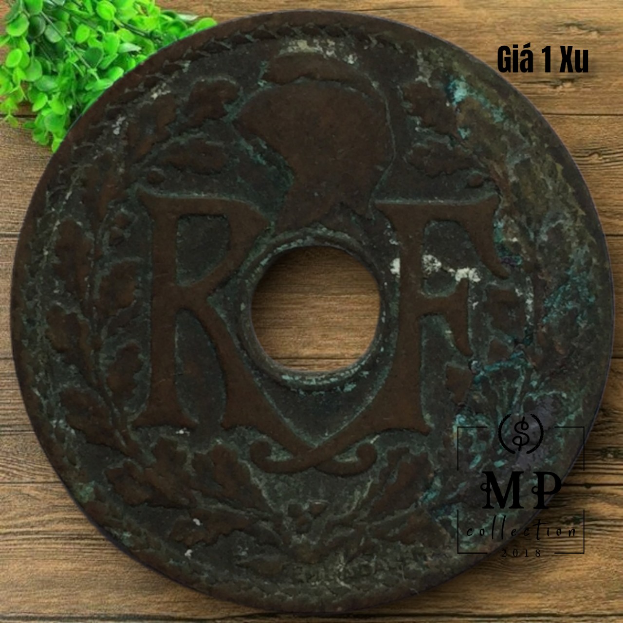 Xu Việt Nam Đông Dương 1/2 cent 1936 hoặc 1938 sưu tầm