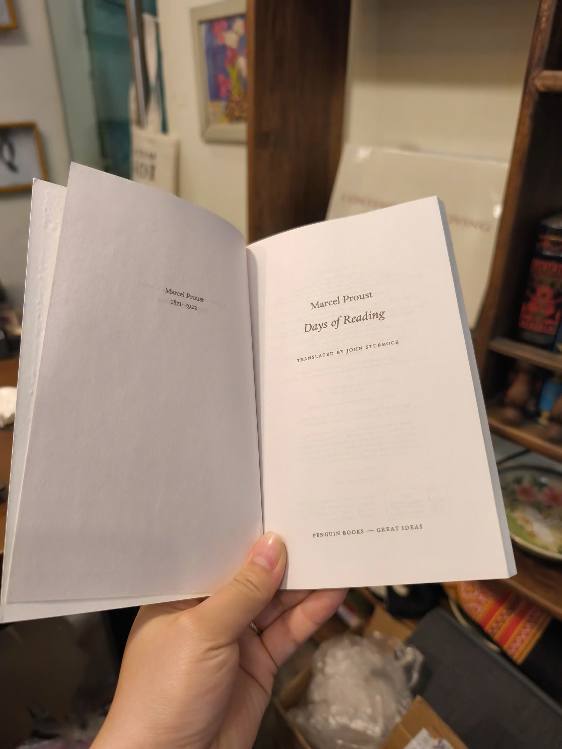 Sách - Days Of Reading by Marcel Proust - Nonfiction/Essays/Classics/ - Sách Ngoại Văn