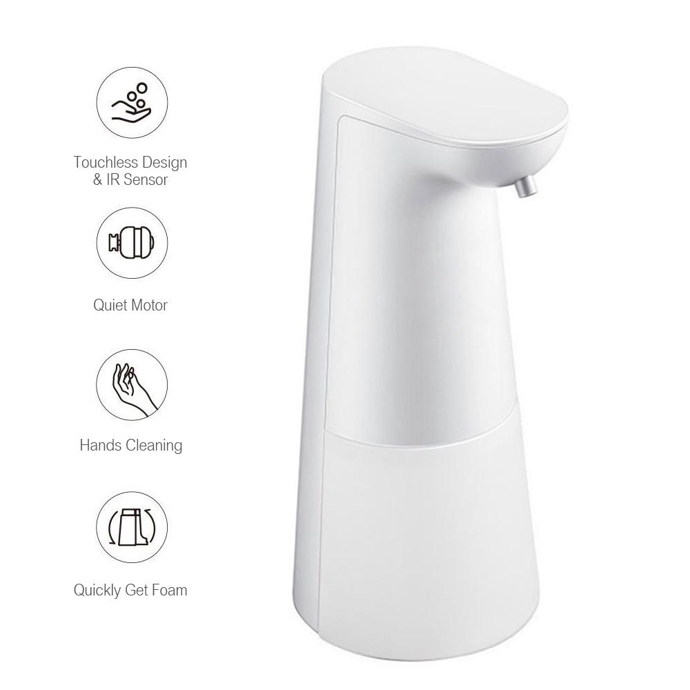 Máy xịt xà phòng tạo bọt tự động 250ML ,cảm biến hồng ngoại, Cấp độ chống thấm nước IPX3, thiết kế nhỏ gọn