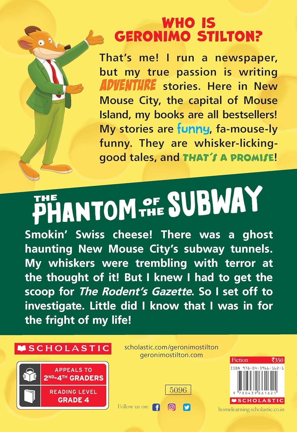 Sách ngoại văn: The Phantom Of The Subway (Geronimo Stilton, No. 13)