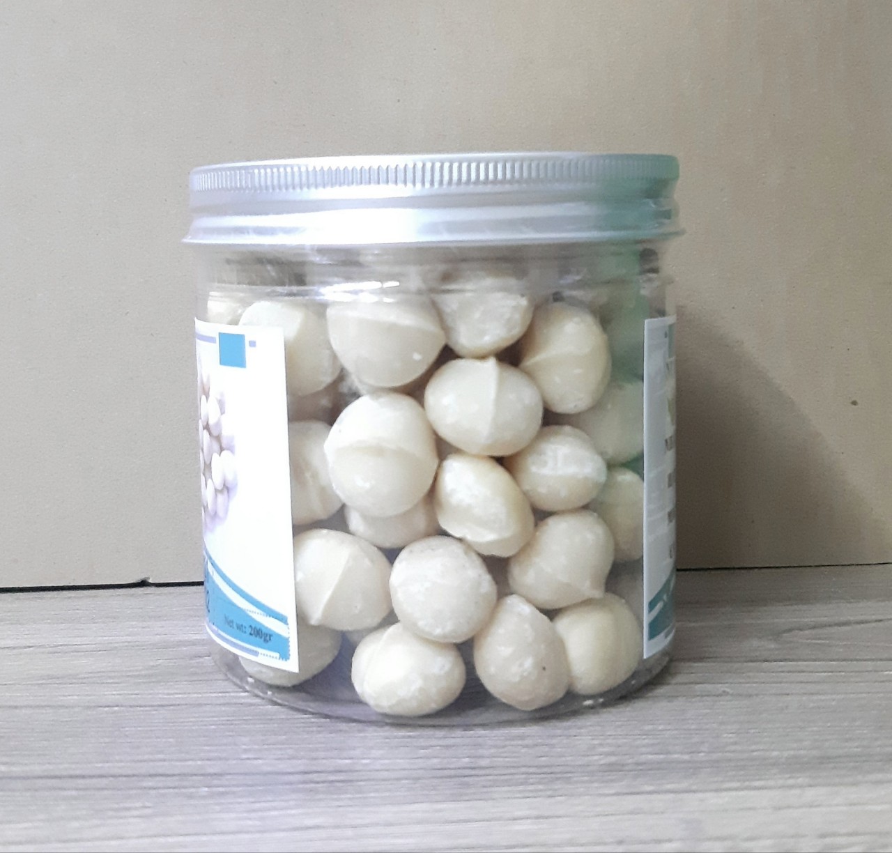 Hủ 200gr Mắc ca tách vỏ Califarms