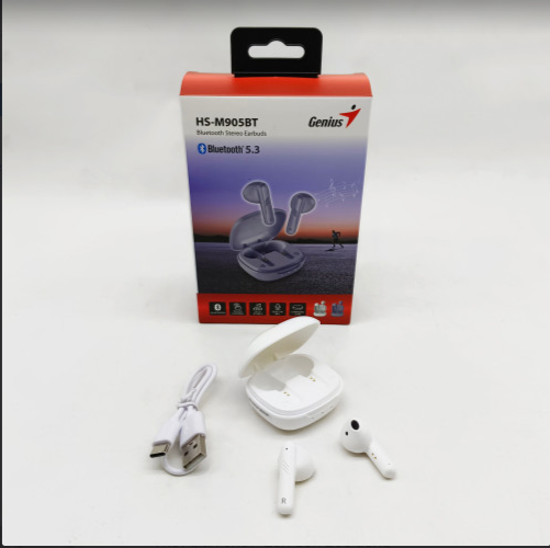 Tai nghe nhét tai Bluetooth Genius True Wireless HS-M905BT- Hàng chính hãng