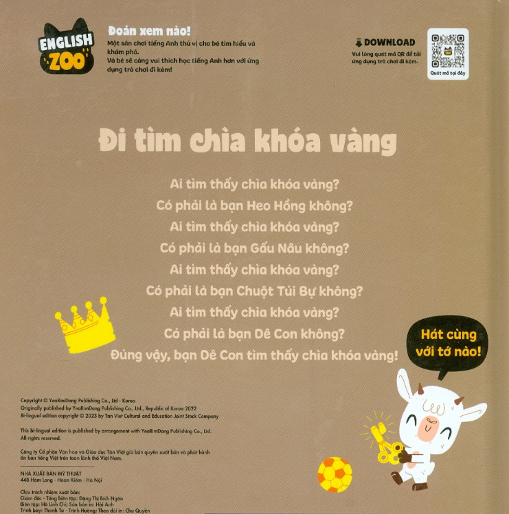 English Zoo - Đi Tìm Chìa Khóa Vàng – Finding the golden key  - Song Ngữ Anh -Việt