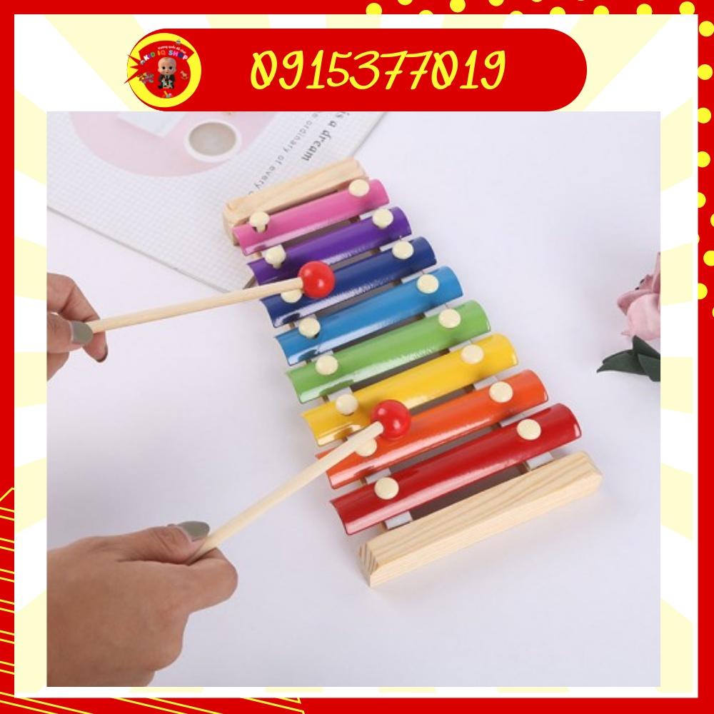 Đồ chơi gỗ đàn Xylophone 8 thanh giúp bé phát triển khả năng cảm thụ âm nhạc, kích thích giác quan Kid IQ