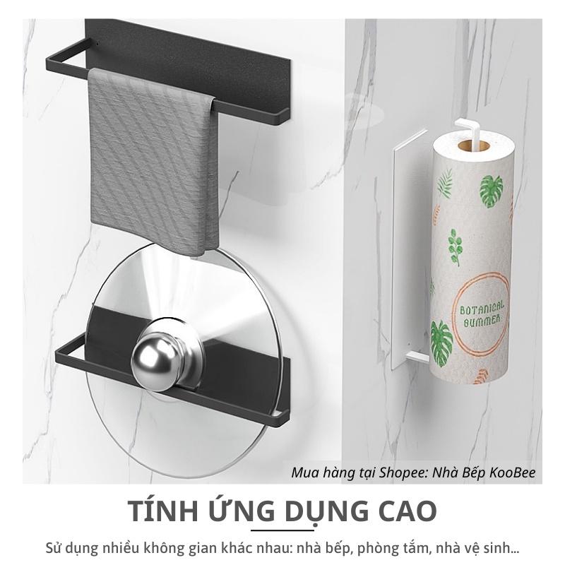 Kệ treo tường nhà bếp - Móc treo giấy lau bếp đa năng, cuộn giấy vệ sinh không cần khoan đục KooBee