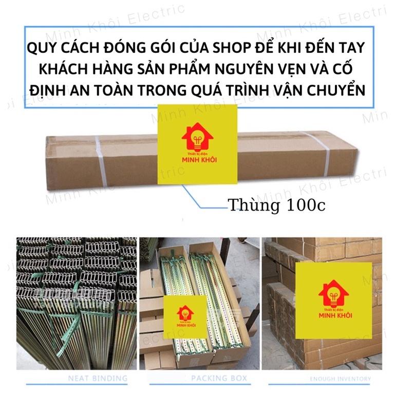 Thanh cài át nhôm, thanh ray nhôm cài aptomat, khởi động từ dài 1m, thanh day nhôm cài thiết bị, thanh din rail tủ điện