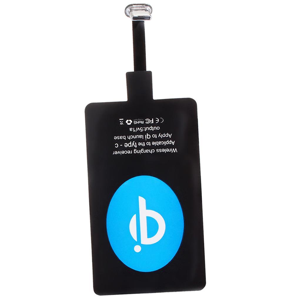 Qi Wireless Charging Receiver Card for Android Phones with Type C Connector