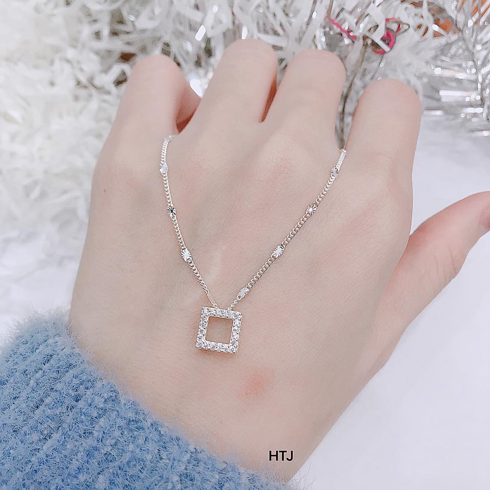 Dây chuyền nữ kèm mặt chất liệu bạc s925 MS11a