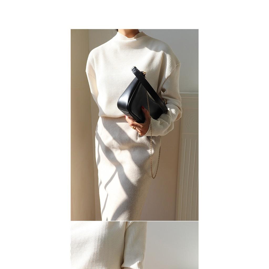 French Stick Underarm Bag Shoulder Messenger Bag Summer Versatile Vintage Chain Bag Women's Bag