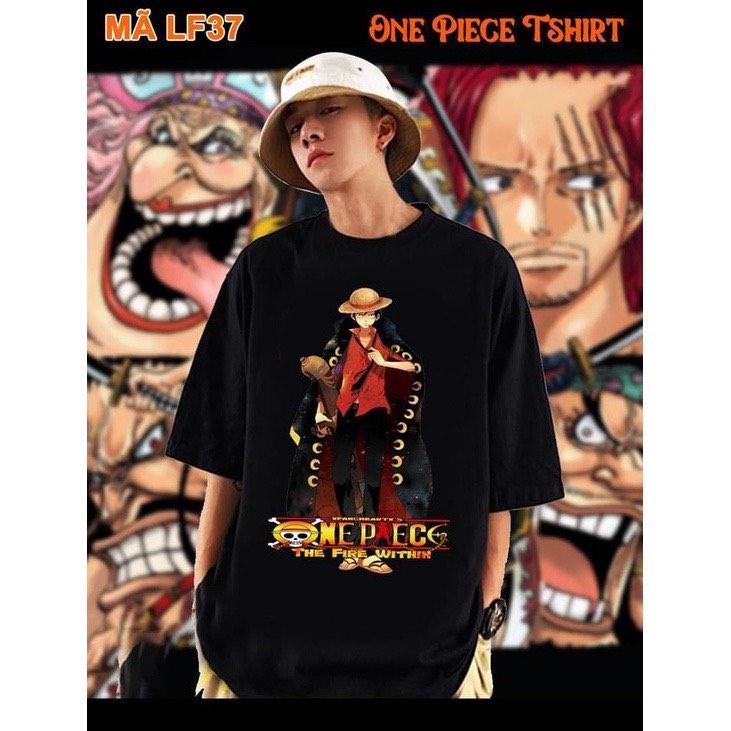 ÁO THUN UNISEX NAM NỮ onepiece luffy áo choàng