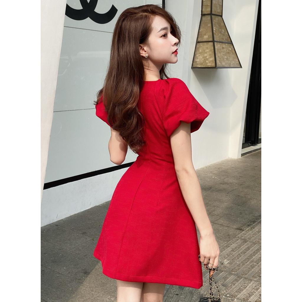 Sami Dress | Đầm dạo phố dự tiệc mini cổ V thanh lịch Story.clothes thời trang nữ thiết kế