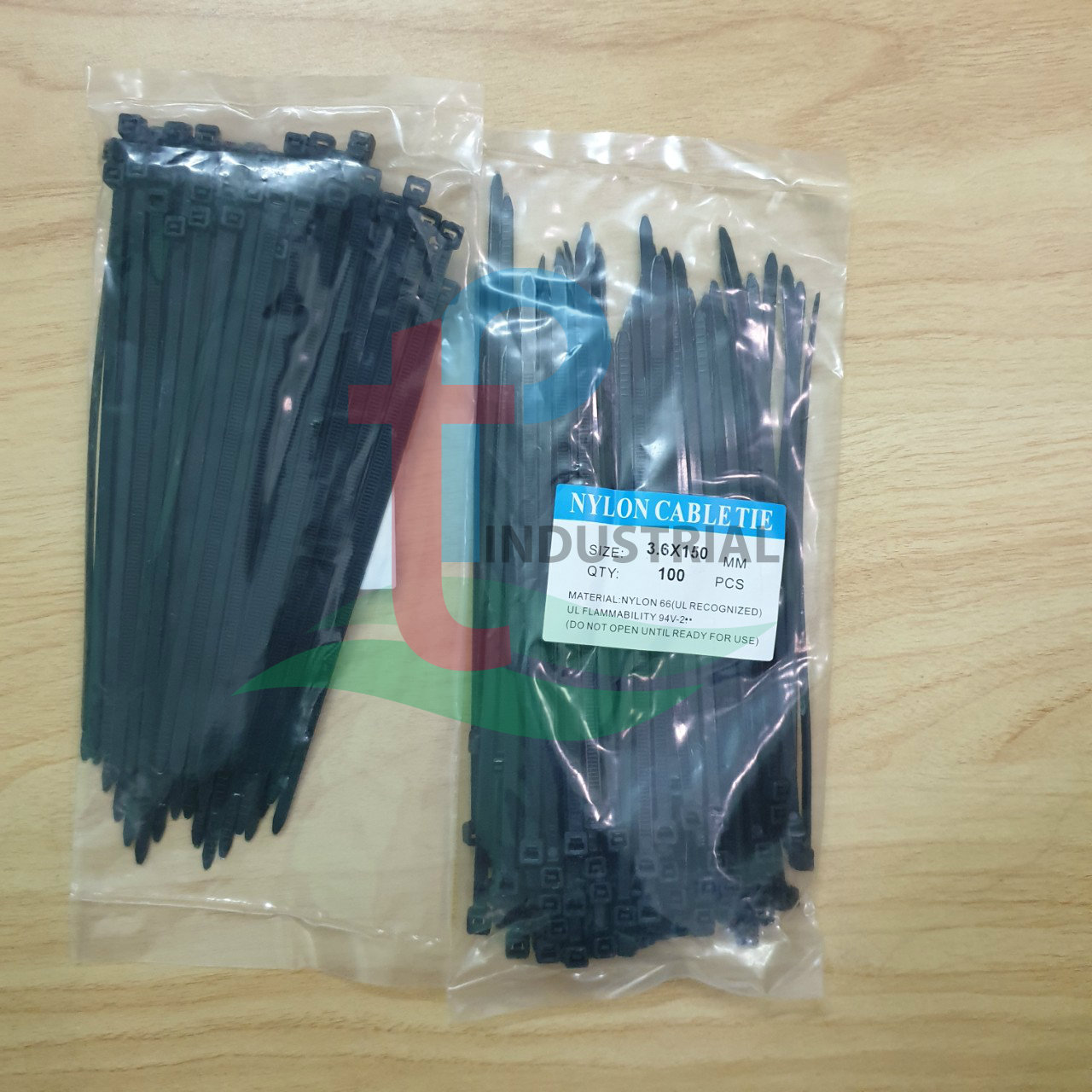 Dây rút nhựa chống tia uv- đen, trắng 4x150 HÀNG ĐỦ LY, ĐỦ SỢI -100 sợi/bịch. CHỐNG TIA UV
