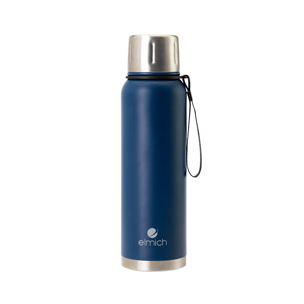 Bình giữ nhiệt Elmich EL8335 1 lít, Hàng chính hãng, inox 316, nắp dùng làm cốc - JoyMall