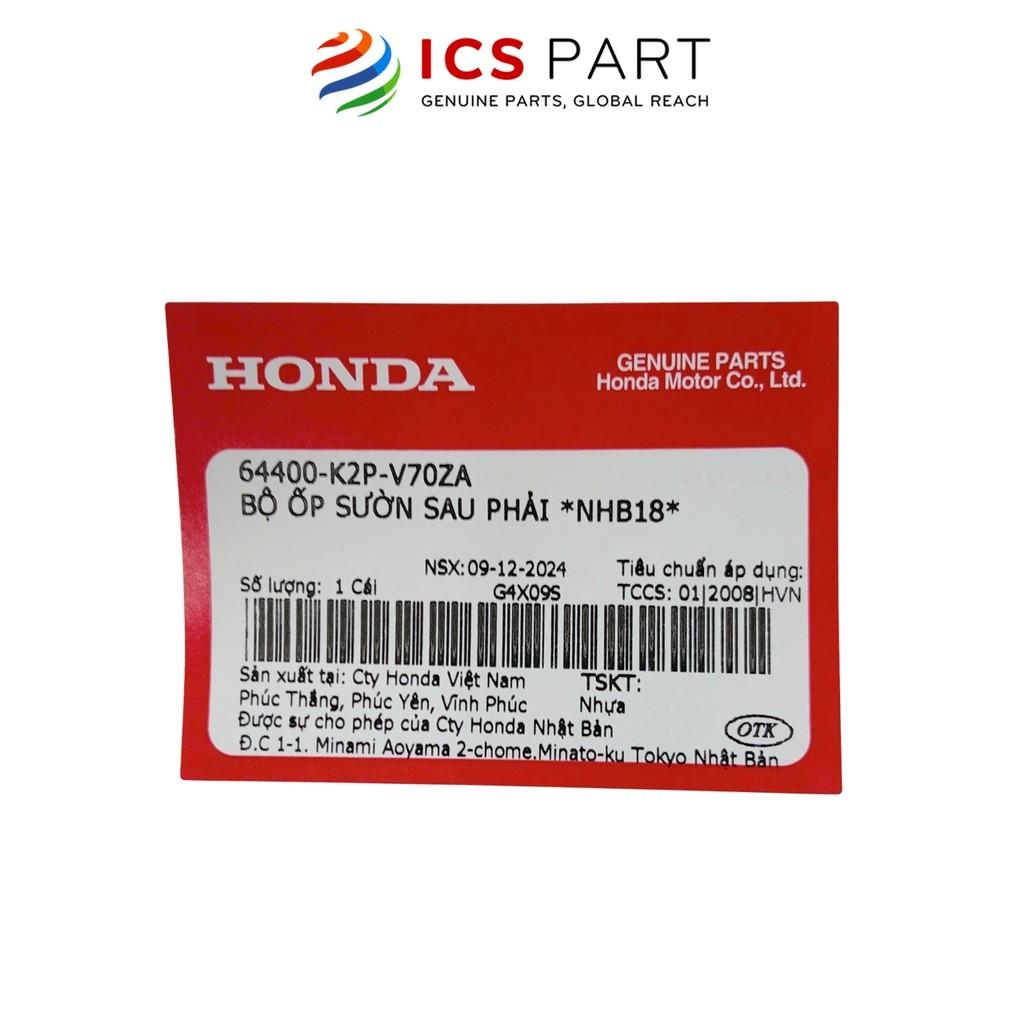 Bộ Ốp Sườn Sau Phải Nhb18 HONDA Winner X V3 2022+ Màu Bạc mờ (64400K2PV70ZA)