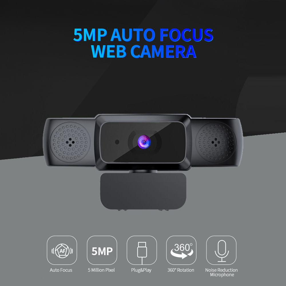 Webcam 1080P có Micrô giảm tiếng ồn để Trò chuyện Video
