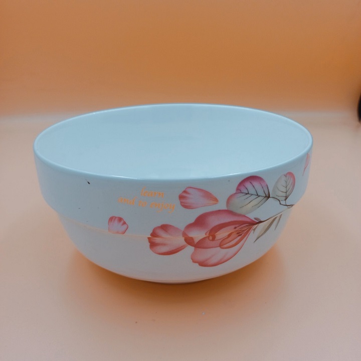 Tô Phở Có Ngấn Họa Tiết Bông Hoa Đường Kính 18 cm Cao Cấp